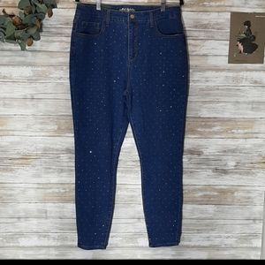 Rhinestone Mom Jeans by Wild Fable Size 14